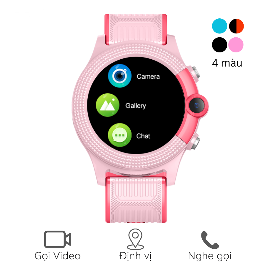 INEXT D36 - Đồng Hồ Thông Minh Trẻ Em INEXT D36 -&nbsp;Lắp SIM 4G Đàm Thoại 2 Chiều, Gọi Video Call, Định Vị, Kháng Nước IP67